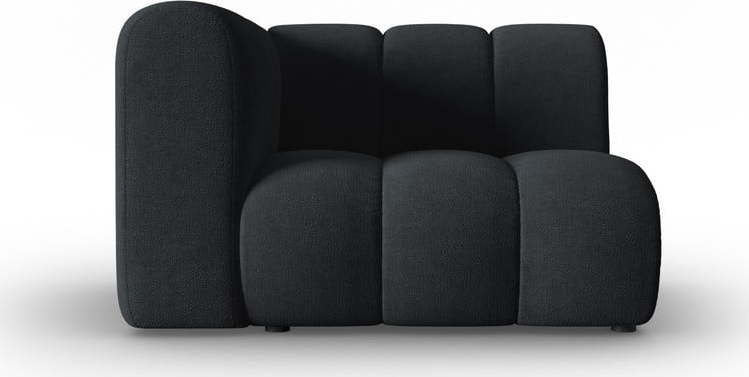 Černý modul pohovky (levý roh) Lupine – Micadoni Home Micadoni