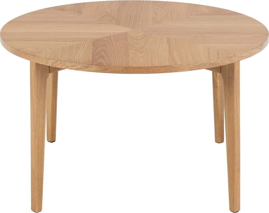 Kulatý konferenční stolek s deskou v dubovém dekoru v přírodní barvě ø 80 cm Laudal – Actona Actona