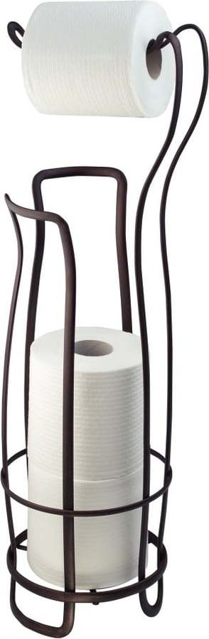 Ocelový stojan na toaletní papír v bronzové barvě Axis – iDesign iDesign