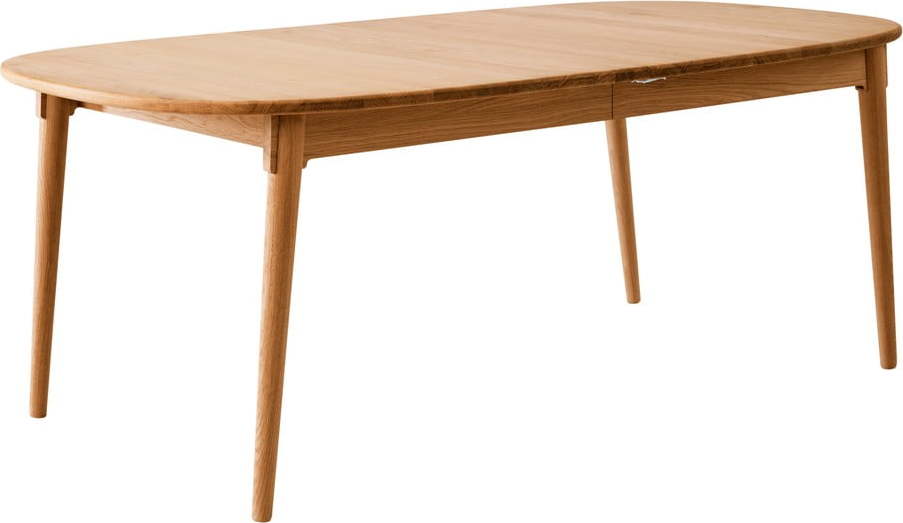 Rozkládací jídelní stůl s přídavnou deskou z dubového dřeva 106x184 cm Miro – Hammel Furniture Hammel Furniture