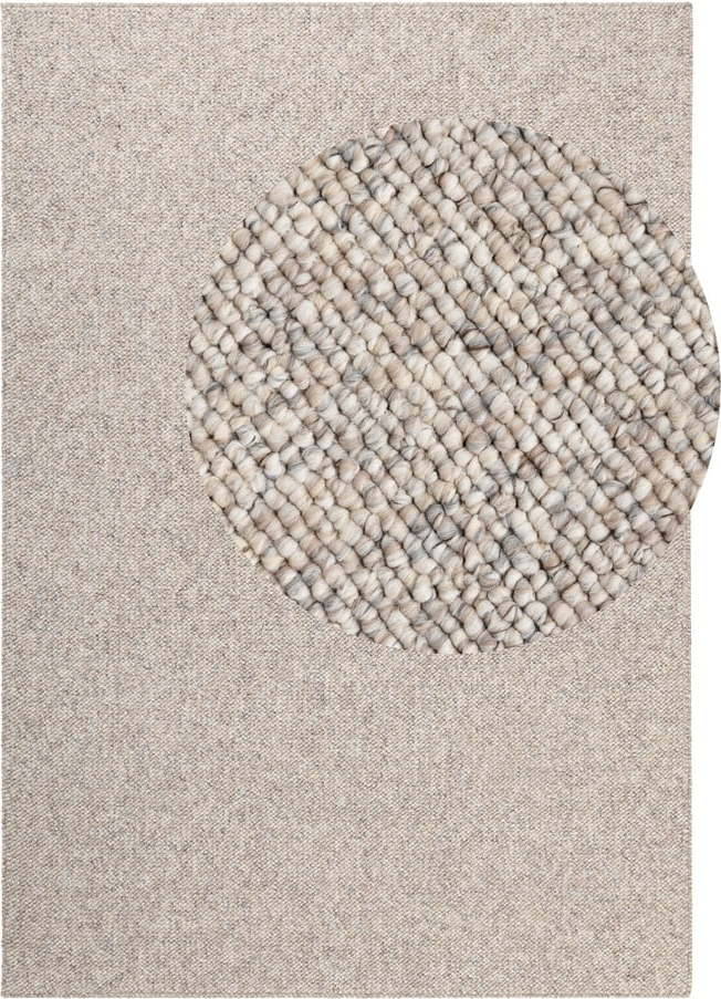 Šedokrémový pratelný koberec 200x290 cm Rocco Dark Cream – Elle Decoration Elle Decoration