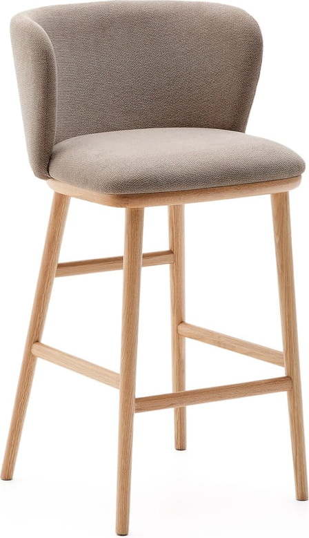 Světle hnědá barová židle (výška sedáku 65 cm) Ciselia – Kave Home Kave Home