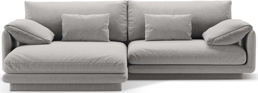 Světle šedá rohová pohovka (levý roh) Torino – Micadoni Home Micadoni