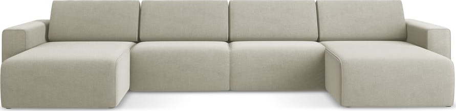 Béžová rohová pohovka Kalea – Makamii Makamii