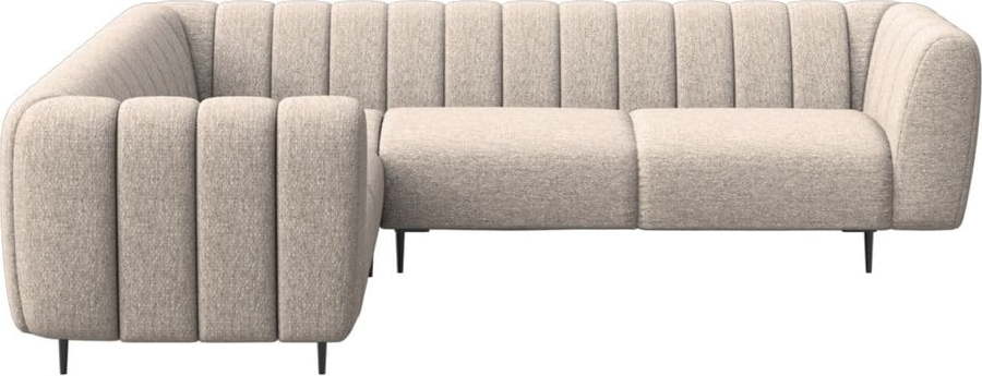 Béžová rohová pohovka (levý roh/do L) Shel – Ghado Ghado