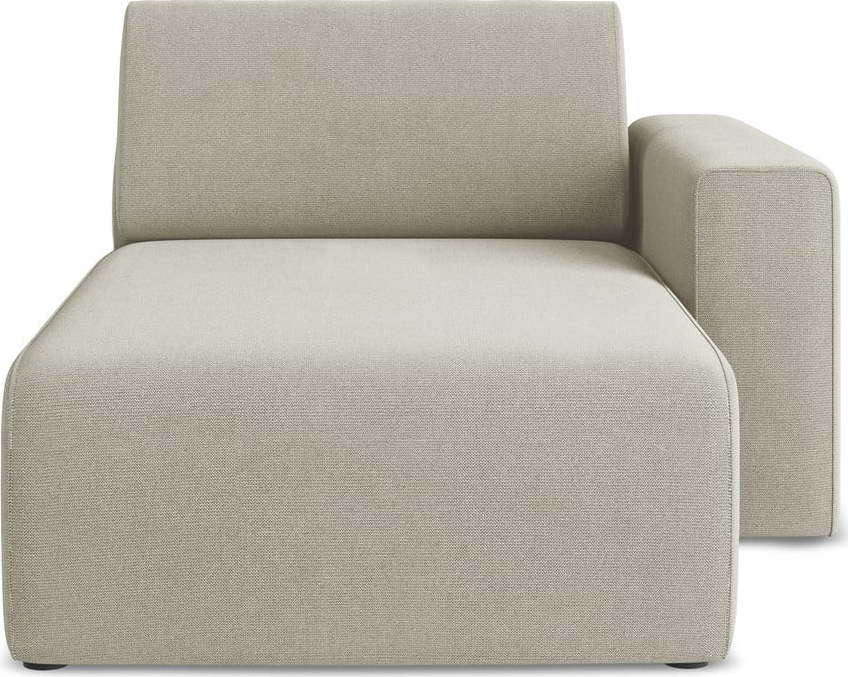 Béžový modul pohovky (pravý roh) Kalea – Makamii Makamii