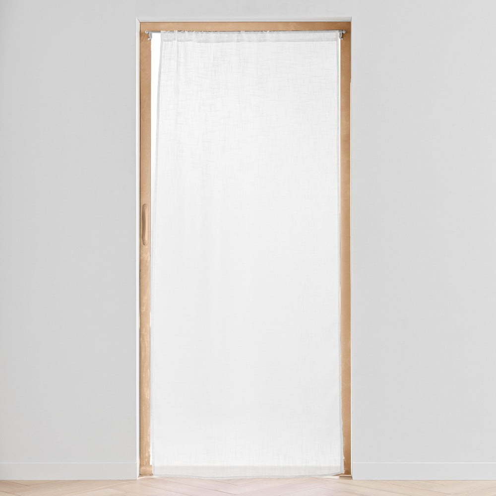 Bílý závěs do dveří 90x200 cm Haltona – douceur d'intérieur Douceur d intérieur