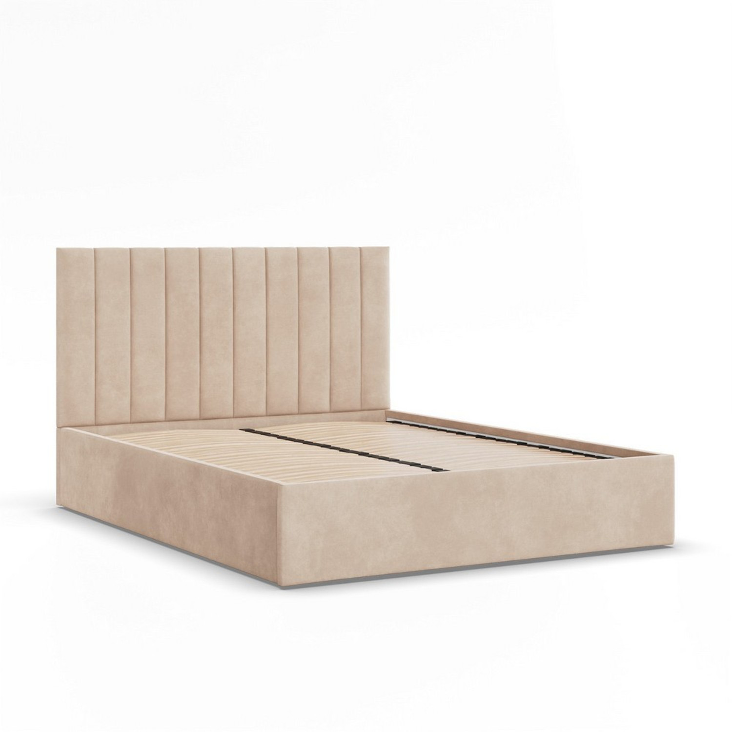 Čalouněná postel POLLA 180x200 cm s roštem Béžová SG nabytek