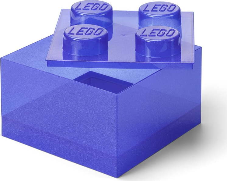 Fialový plastový dětský úložný box 25x25x18 cm – LEGO® LEGO