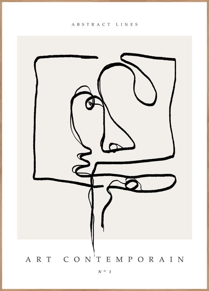 Obraz 70x100 cm Art Contemporain – Malerifabrikken Malerifabrikken
