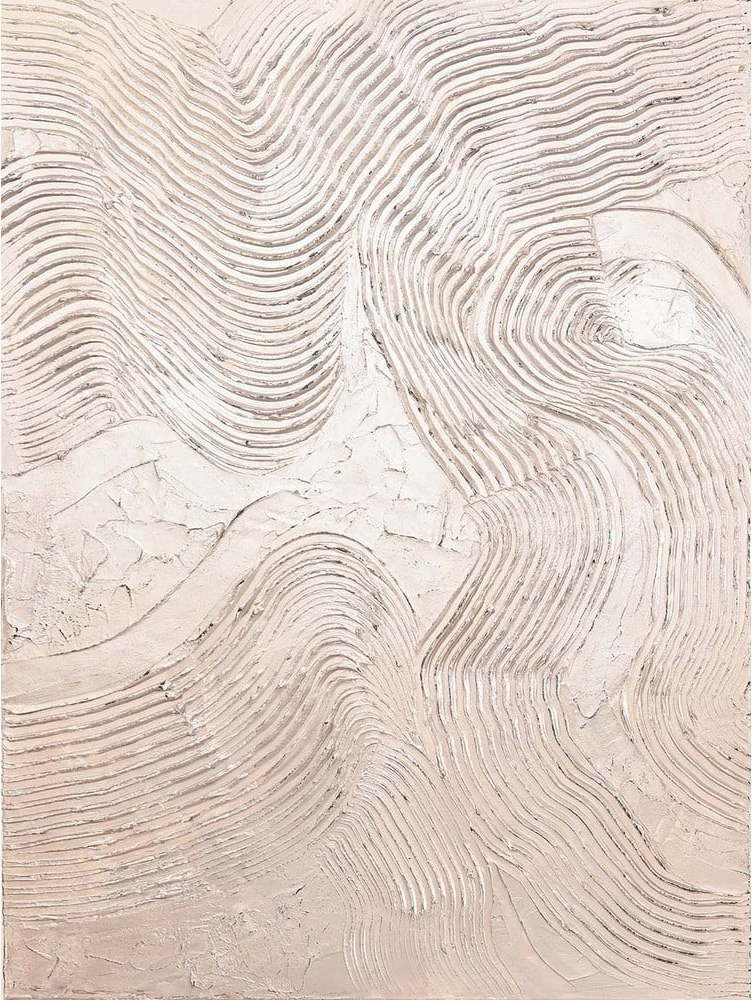 Ručně malovaný obraz 88x118 cm Metallic Rose – Malerifabrikken Malerifabrikken