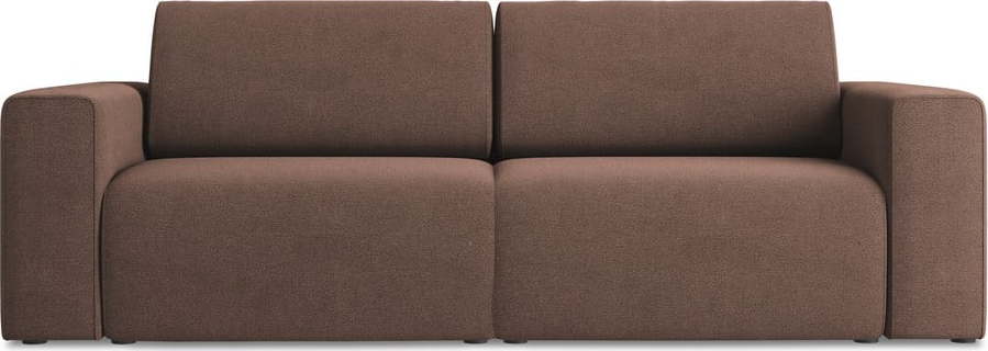 Růžová modulární pohovka 224 cm Kalea – Makamii Makamii