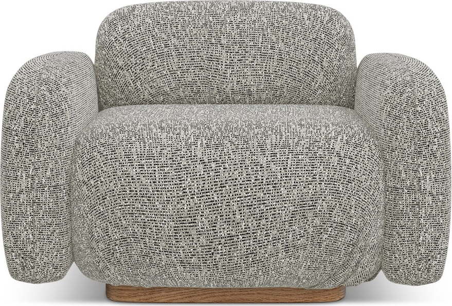 Šedý modul pohovky Ailani – Makamii Makamii