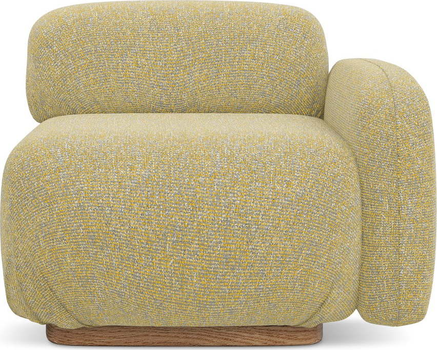 Žlutý modul pohovky (pravý roh) Ailani – Makamii Makamii