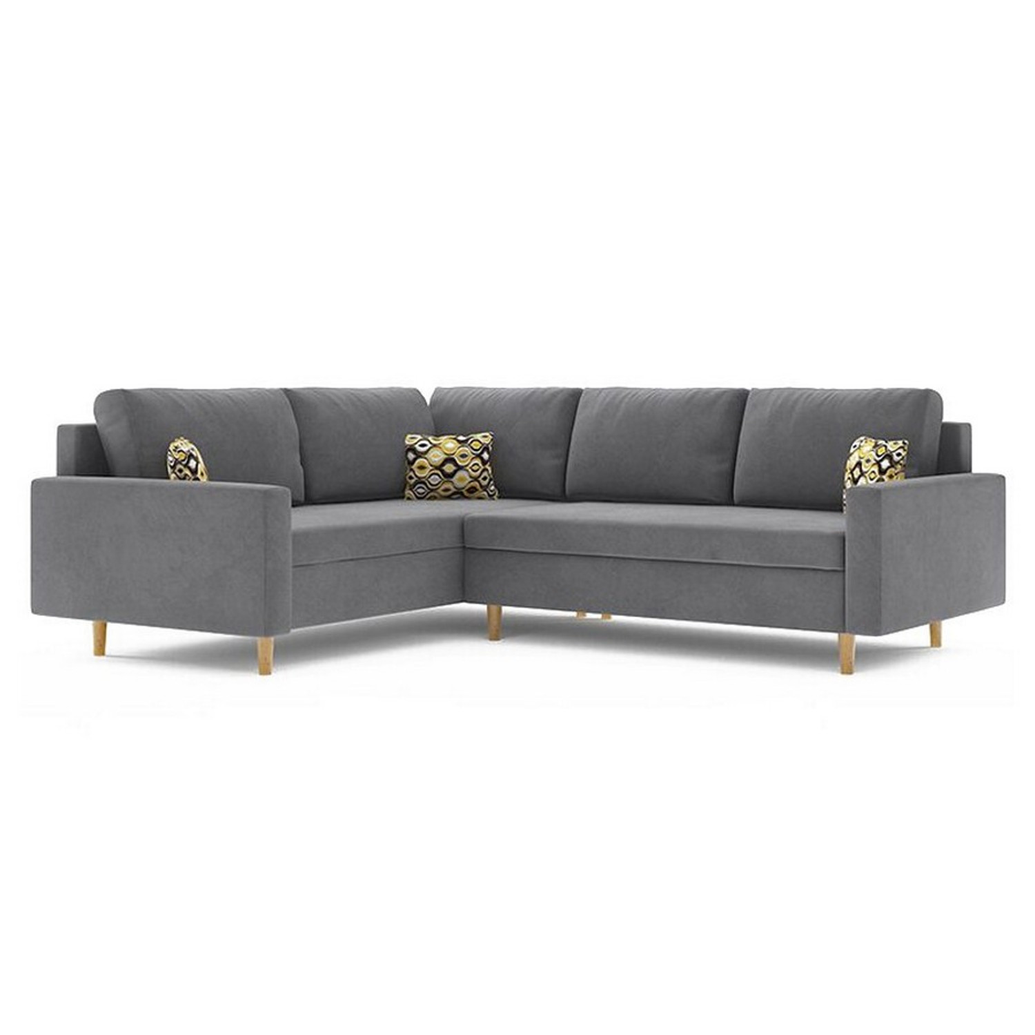 Rohová rozkládací sedací souprava ETNA II MODEL 3 Levá Šedá Signal-nabytek