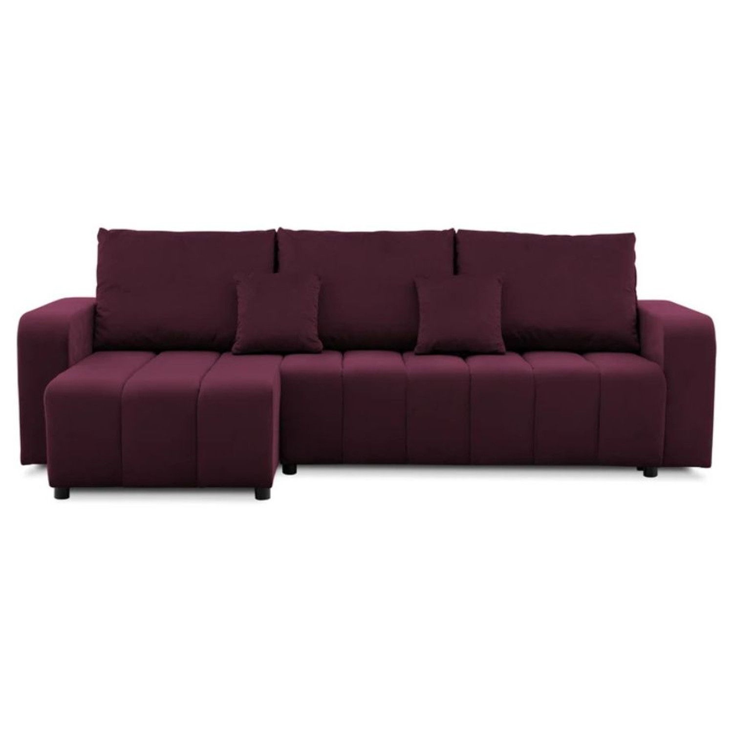 Rohová rozkládací sedací souprava Modena I Švestka SG-nábytek