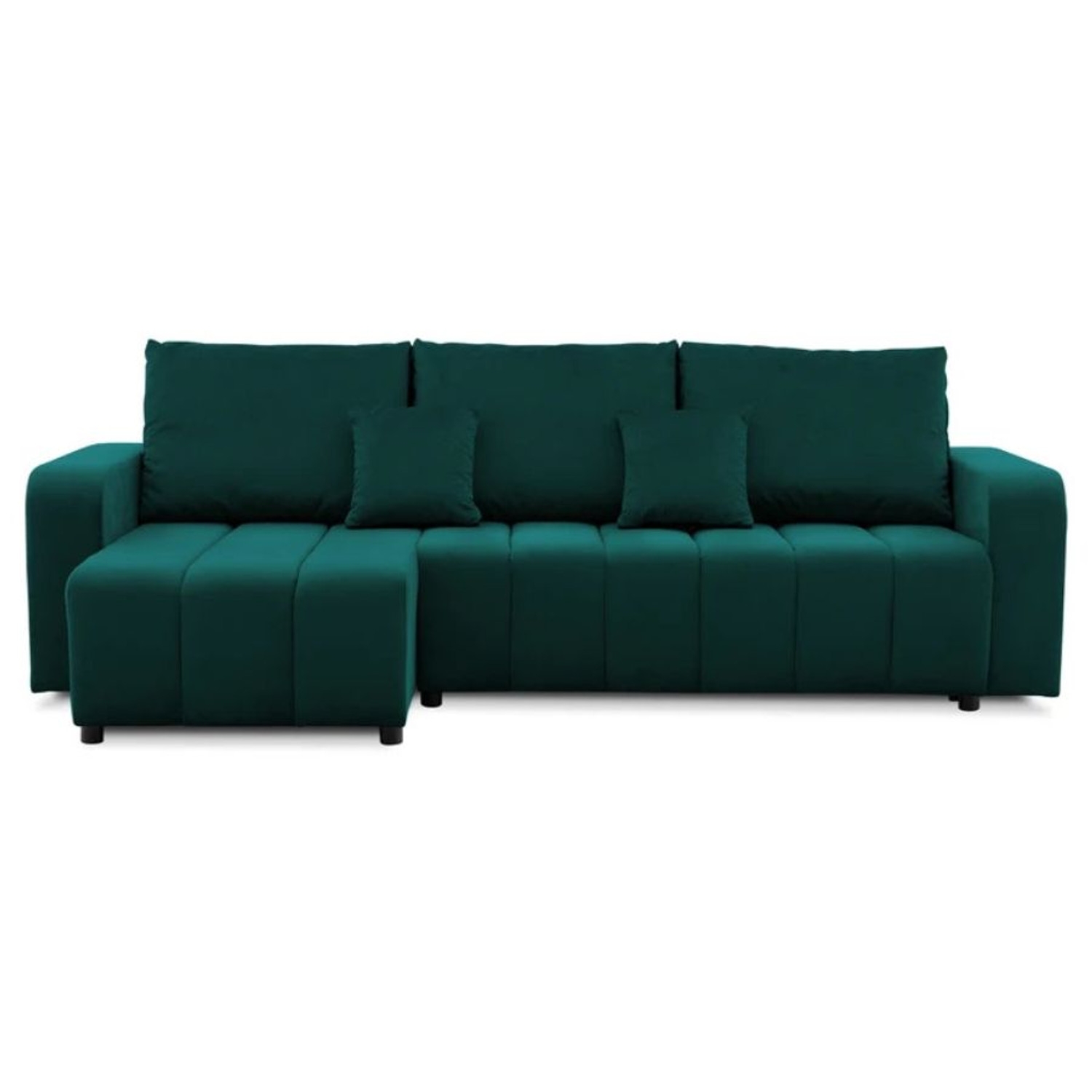 Rohová rozkládací sedací souprava Modena I Zelená SG-nábytek