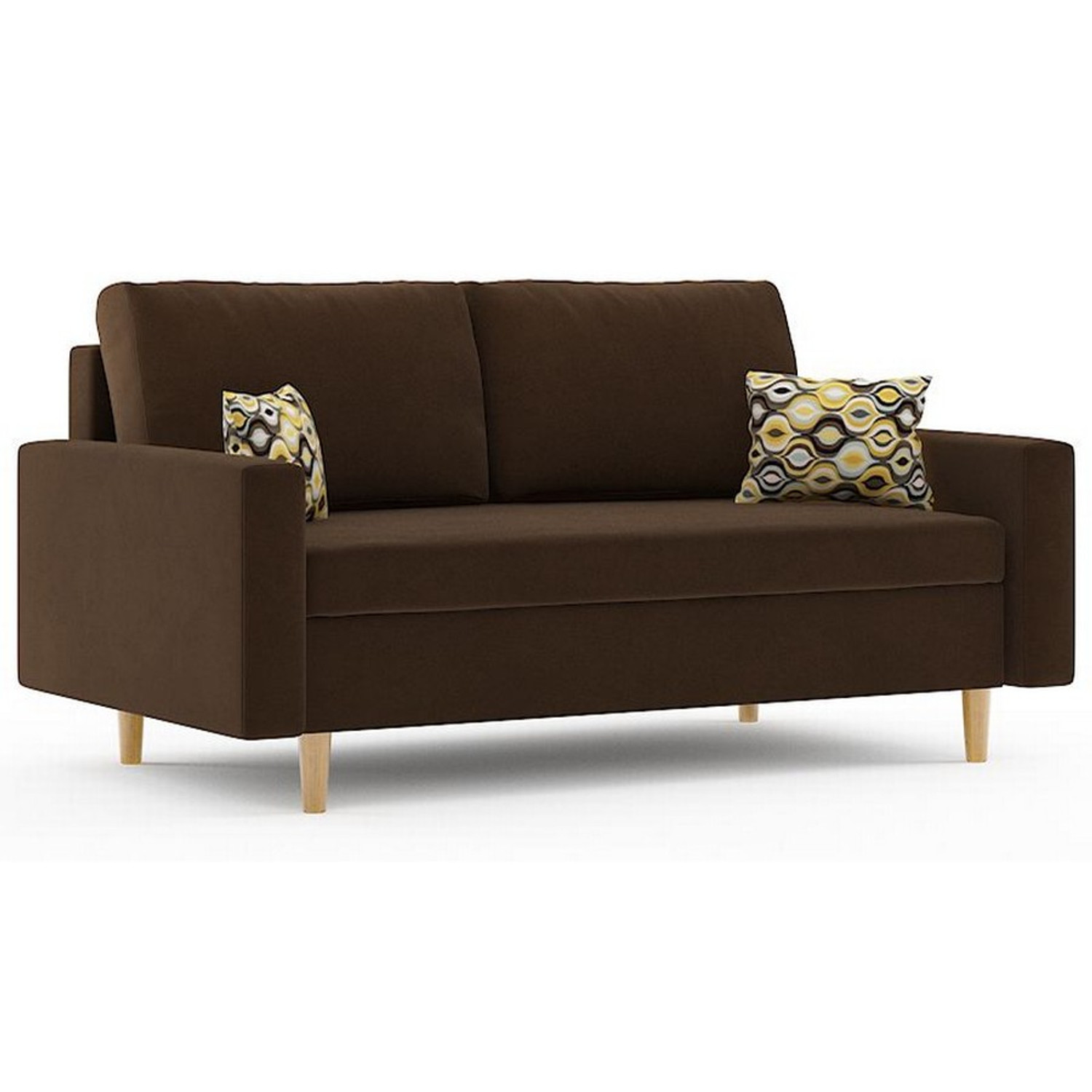 Rozkládací pohovka ETNA II MODEL 3 Hnědá Signal-nabytek