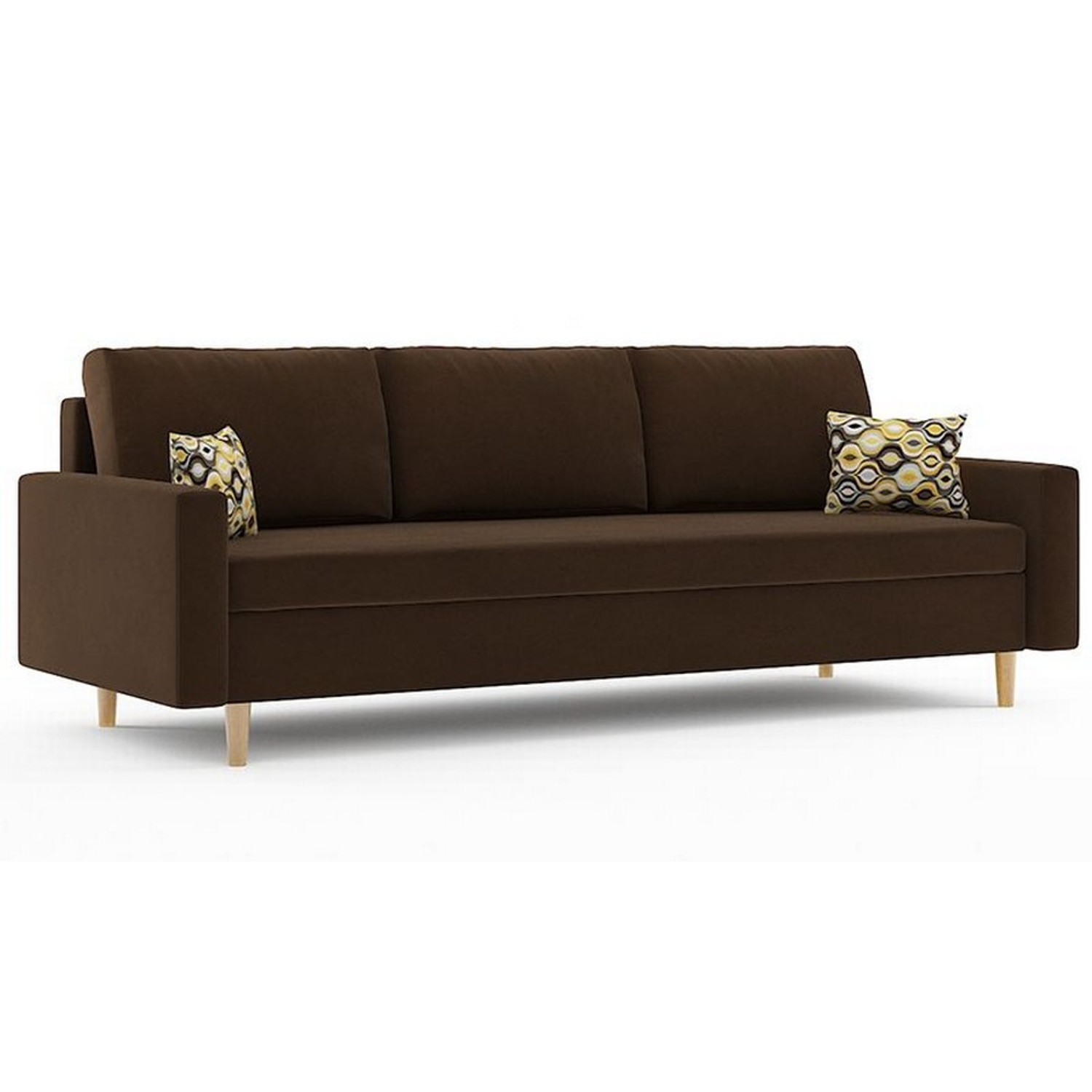 Velká rozkládací pohovka ETNA MODEL 3 Hnědá Signal-nabytek