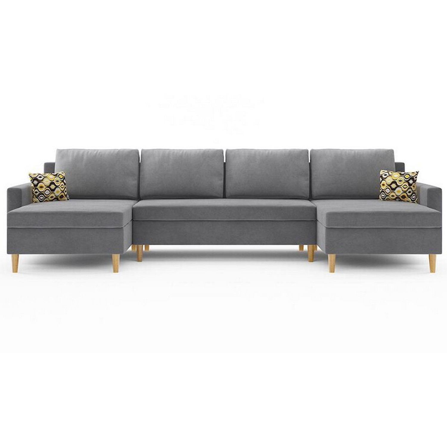 Velká rozkládací sedací souprava ETNA III MODEL 3 Šedá Signal-nabytek