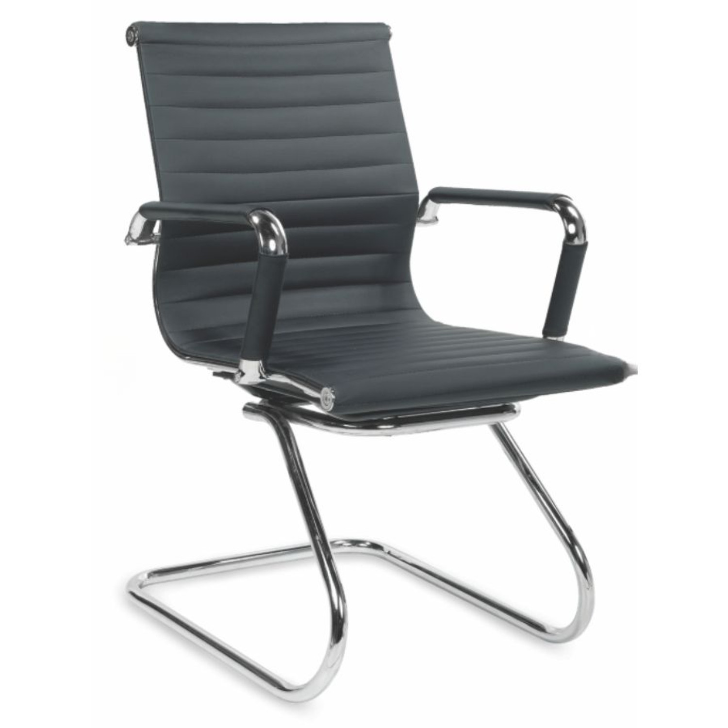 Konferenční židle PRESTIGE SKID - černá SG-nábytek