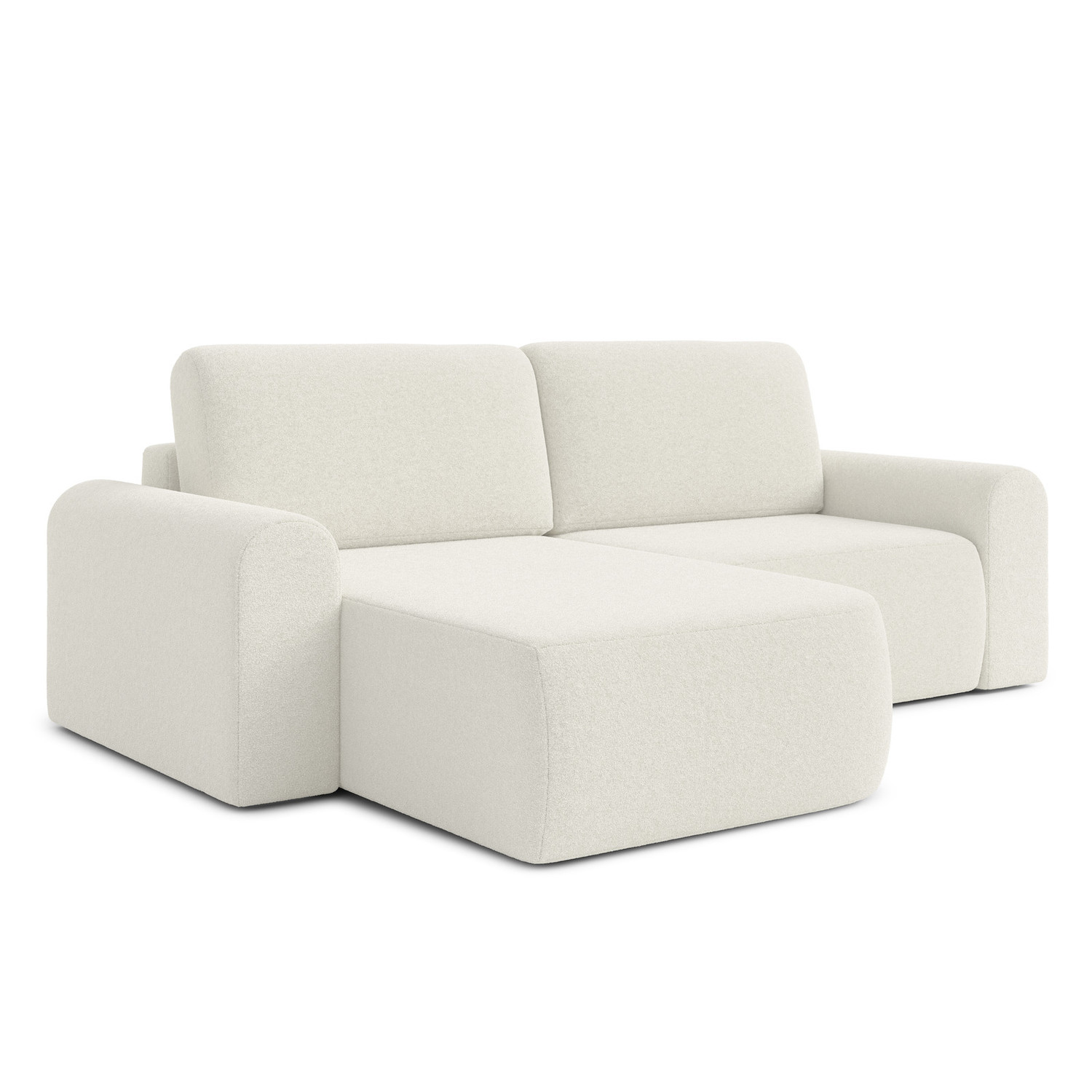 Rozkládací rohová sedací souprava BORELLO Levá Béžová RIMALL