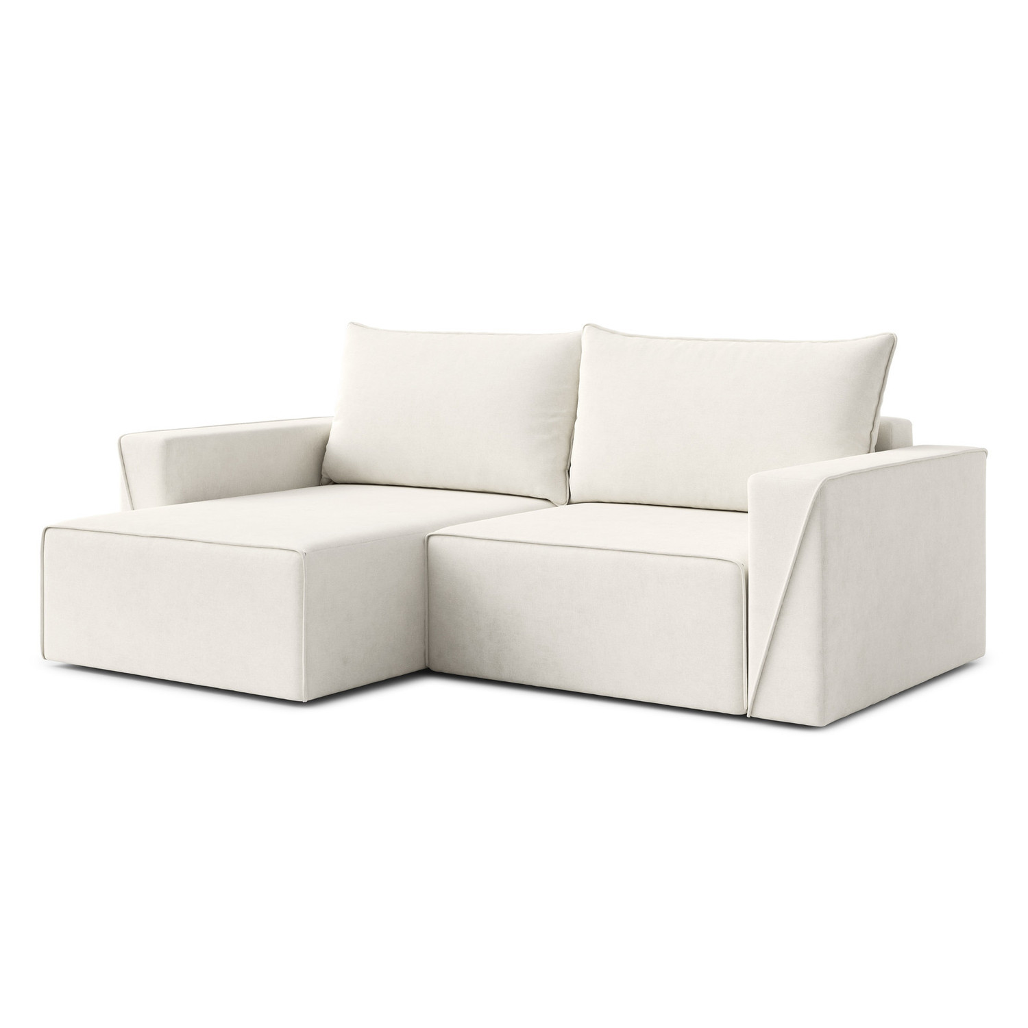 Rozkládací rohová sedací souprava CORTE Levá Béžová RIMALL