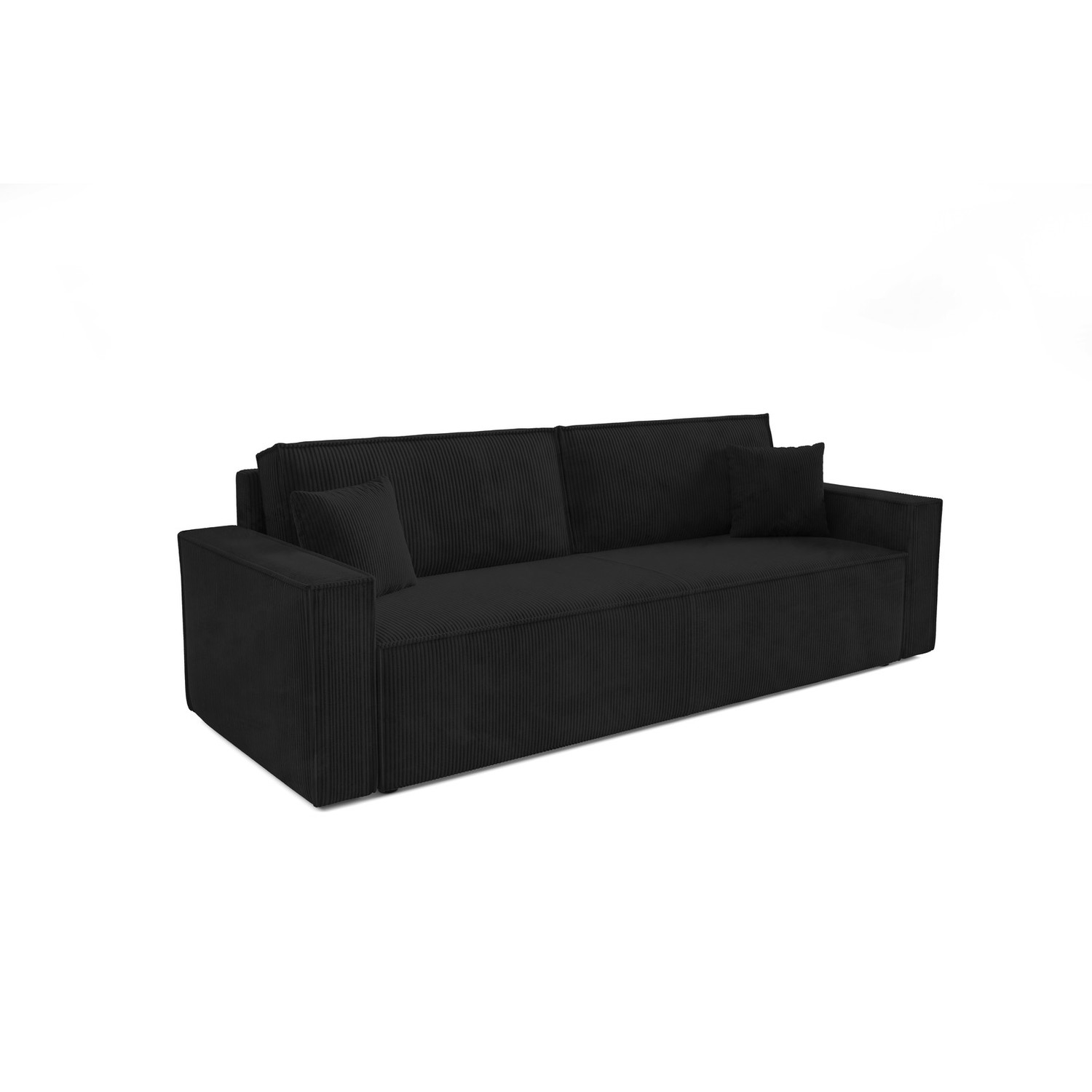 Velká rozkládací pohovka BASIC Černá SG nabytek