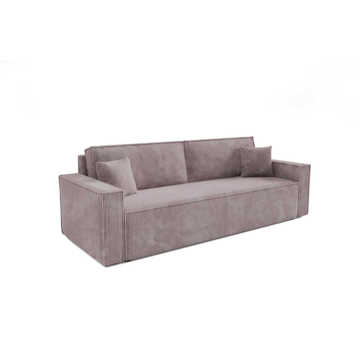 Velká rozkládací pohovka BASIC Růžová SG nabytek