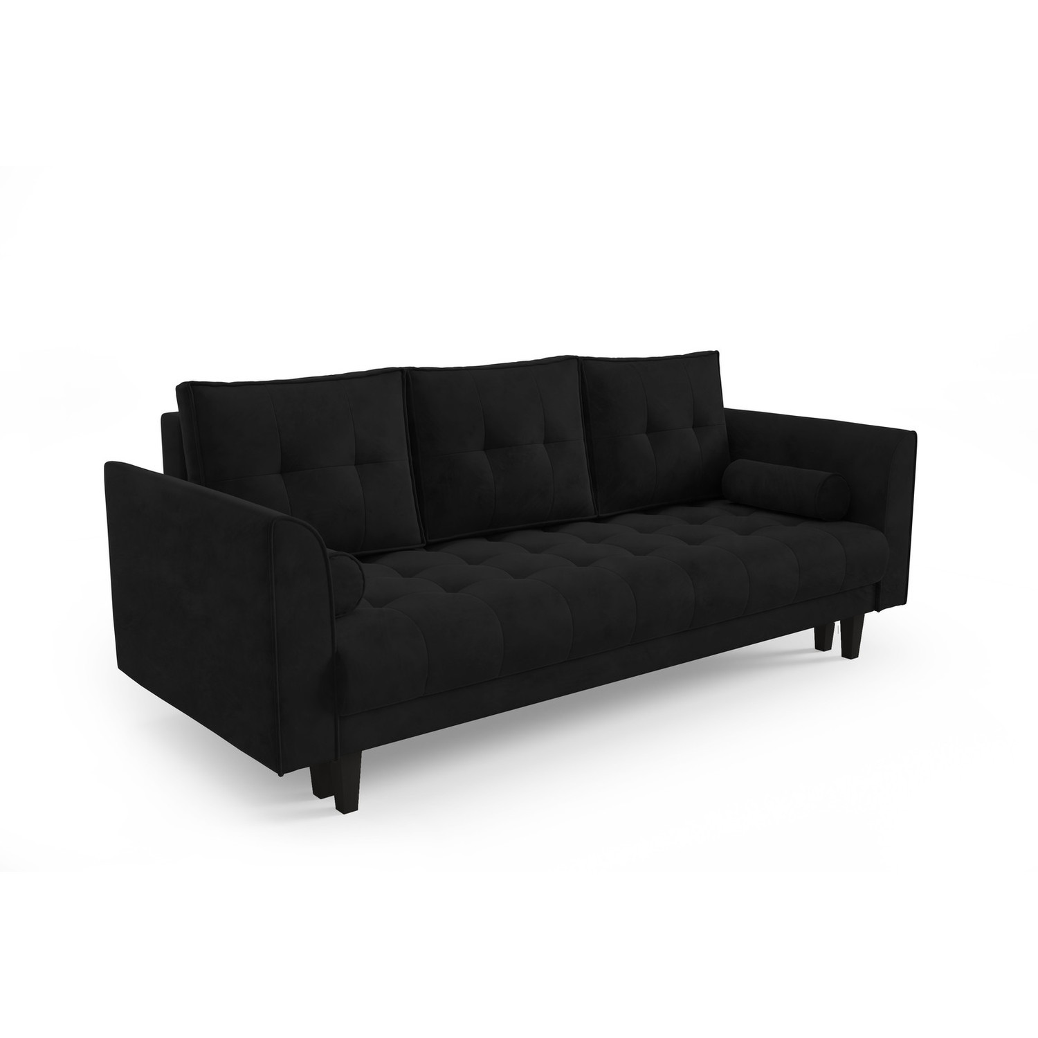 Velká rozkládací pohovka NEXUS Černá SG nabytek