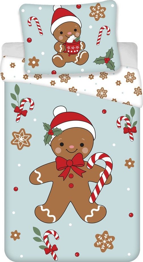 Bavlněné povlečení na jednolůžko 200x140 cm Perníček – Jerry Fabrics Jerry Fabrics