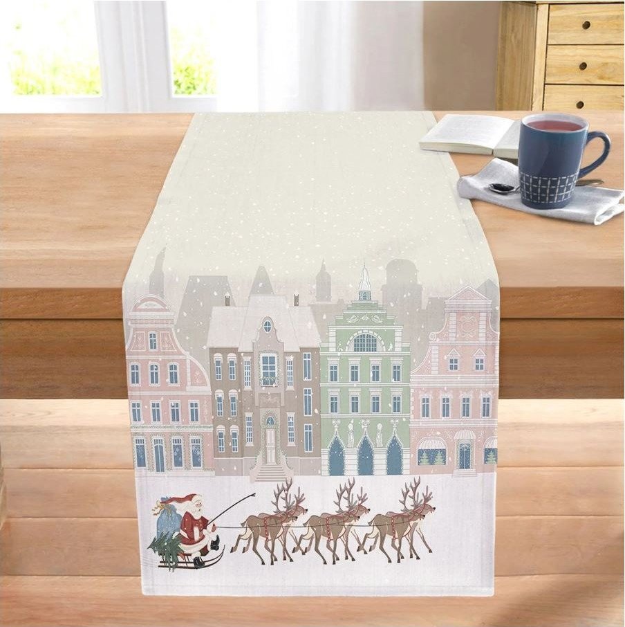 Běhoun na stůl s vánočním motivem 45x140 cm Merry Christmas – Mila Home Mila Home