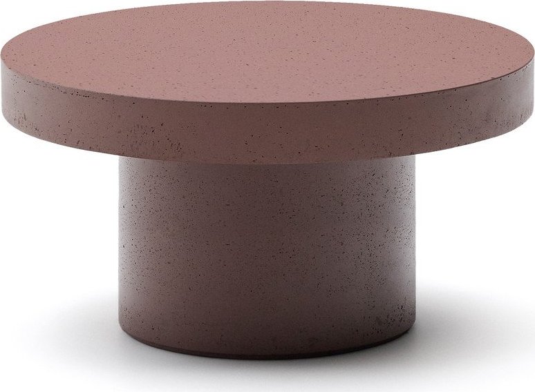 Betonový kulatý zahradní konferenční stolek ø 90 cm Aiguablava – Kave Home Kave Home