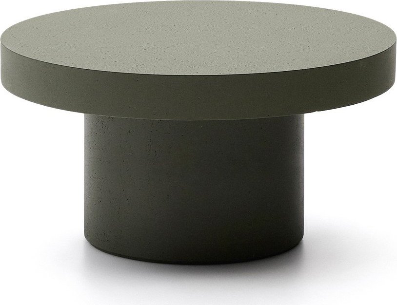 Betonový kulatý zahradní konferenční stolek ø 90 cm Aiguablava – Kave Home Kave Home