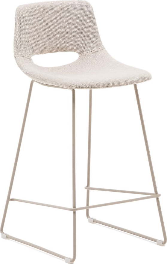 Béžová barová židle (výška sedáku 65 cm) Zahara – Kave Home Kave Home