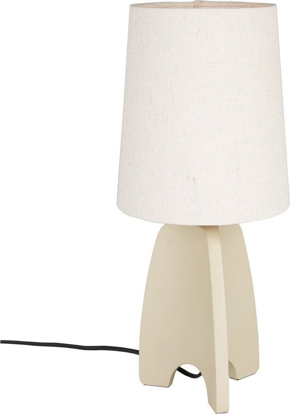 Béžová betonová stolní lampa s textilním stínidlem (výška 45 cm) Saba – Zuiver Zuiver