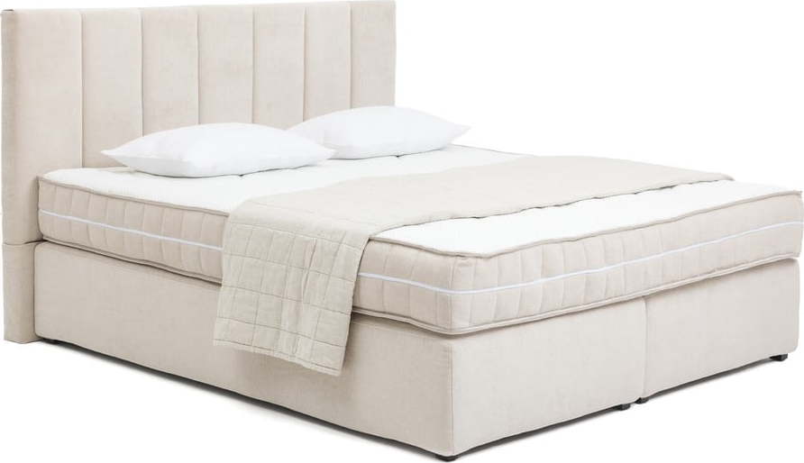 Béžová boxspring postel 180x200 cm Olia Bold Line – Bonami Selection Bonami Selection
