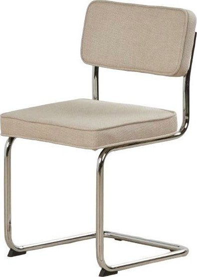 Béžová čalouněná houpací jídelní židle Rupert – Unique Furniture Unique Furniture