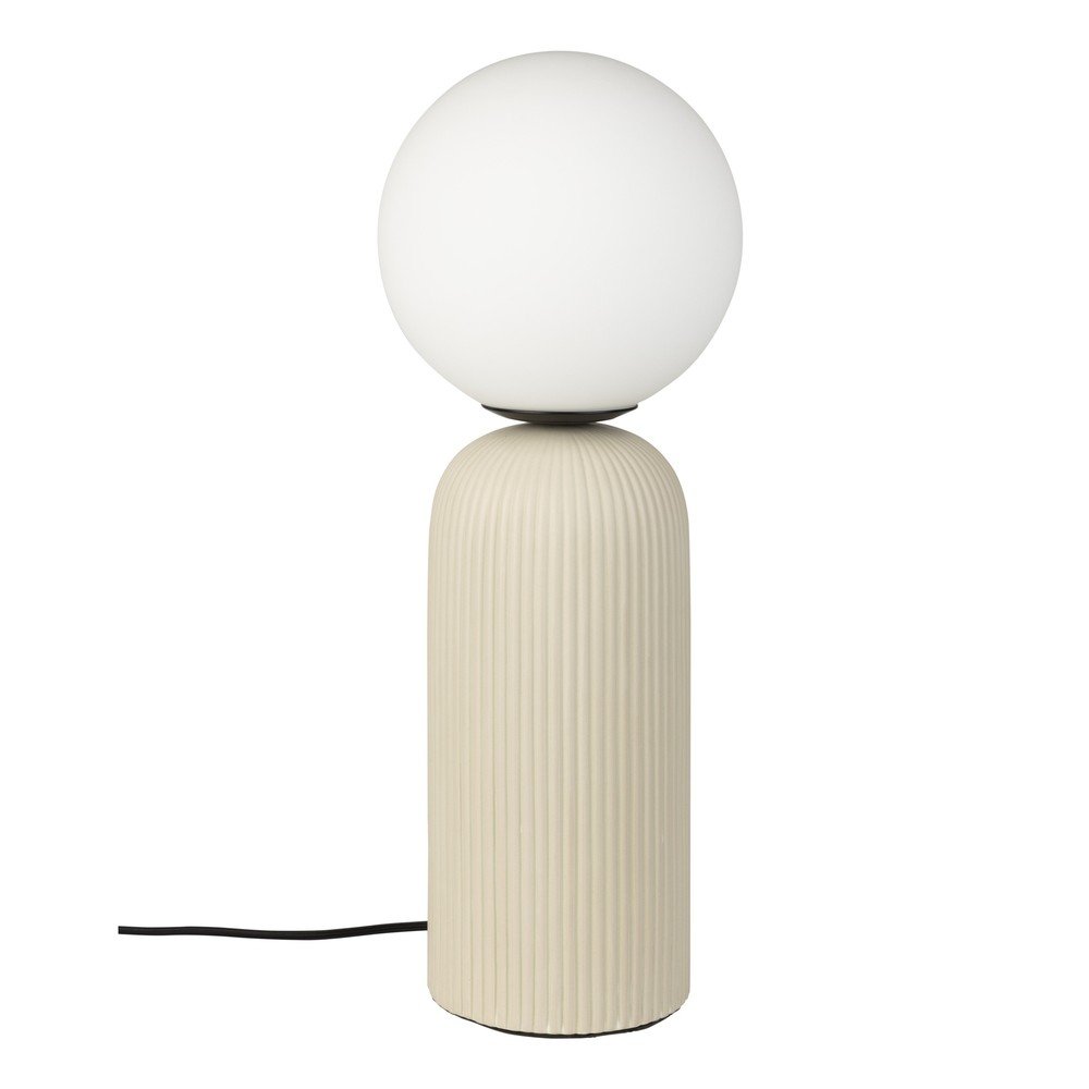 Béžová keramická stolní lampa se skleněným stínidlem (výška 53 cm) Dash – Zuiver Zuiver