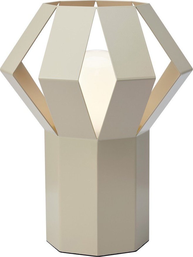 Béžová kovová stolní lampa s kovovým stínidlem (výška 27 cm) Octa – Markslöjd Markslöjd