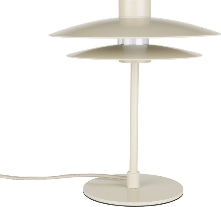 Béžová kovová stolní lampa (výška 32 cm) Wubbo – White Label White Label