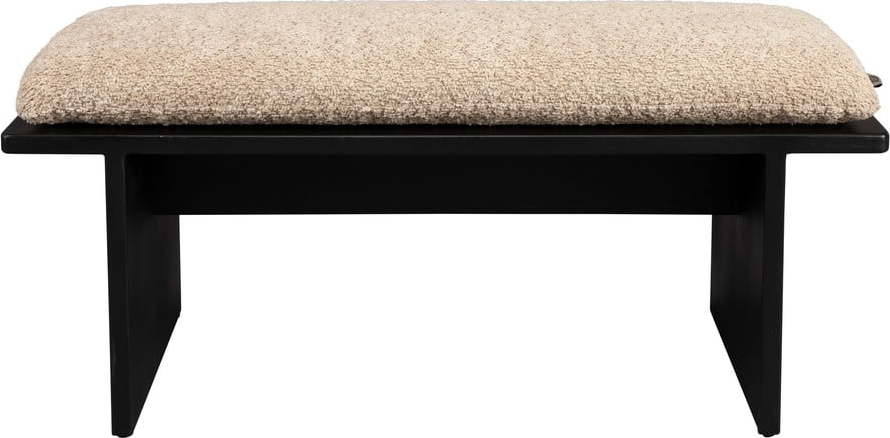 Béžová lavice z textilie bouclé Shiho – Dutchbone Dutchbone