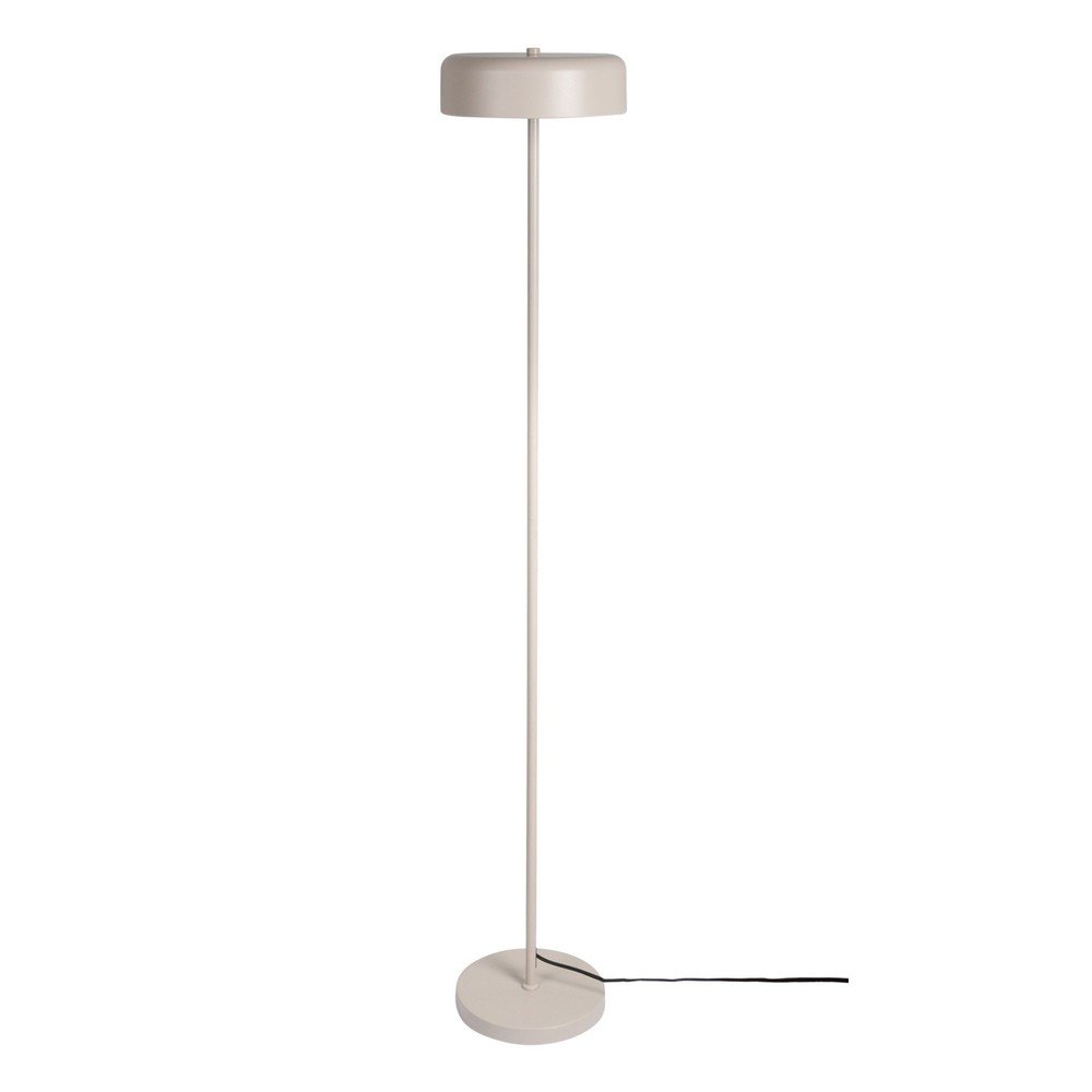 Béžová stojací lampa s kovovým stínidlem (výška 140 cm) Riqueza Palo – Leitmotiv Leitmotiv