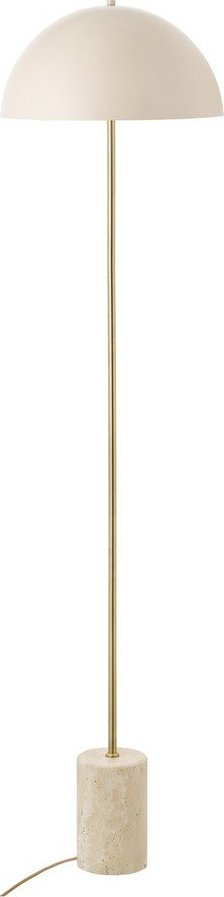 Béžová stojací lampa s kovovým stínidlem (výška 155 cm) Sheffield – House Nordic House Nordic