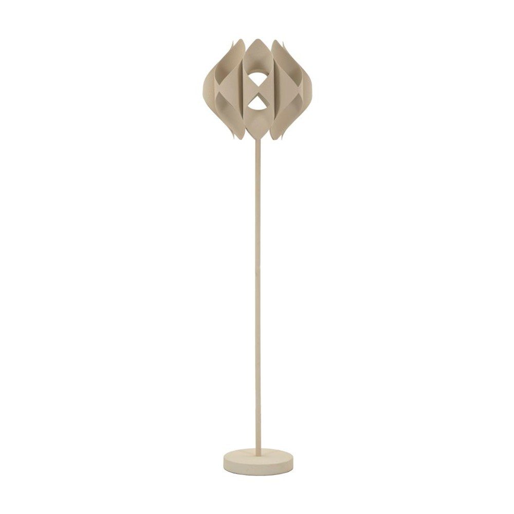 Béžová stojací lampa s kovovým stínidlem (výška 155 cm) Space – Mauro Ferretti Mauro Ferretti