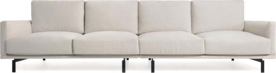 Béžová žinylková pohovka 334 cm Galene – Kave Home Kave Home