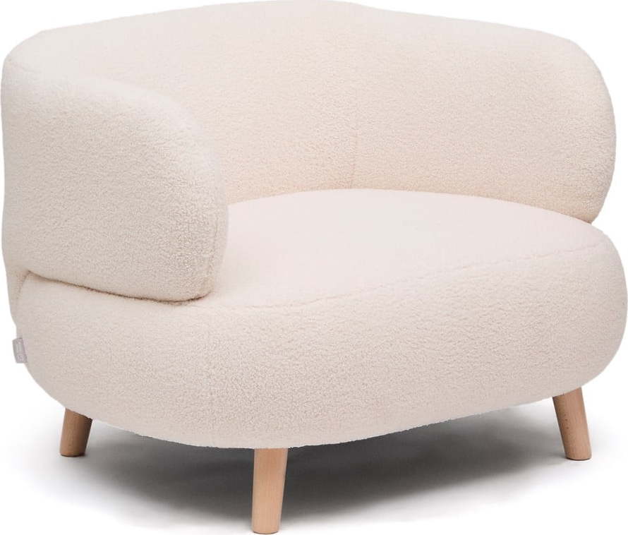 Béžové křeslo z textilie bouclé Luisa – Kave Home Kave Home