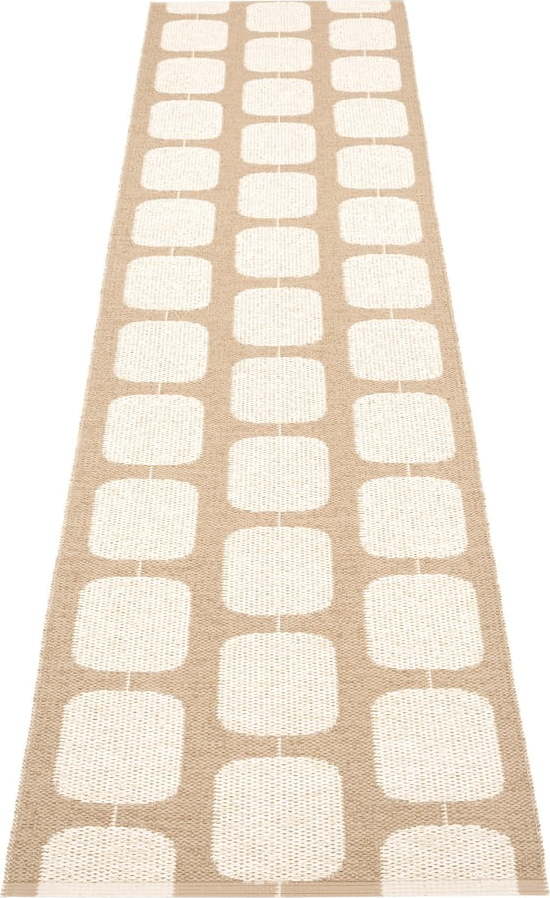 Béžovo-krémový vnitřní a venkovní běhoun 70x300 cm Sten Light Nougat – Pappelina Pappelina