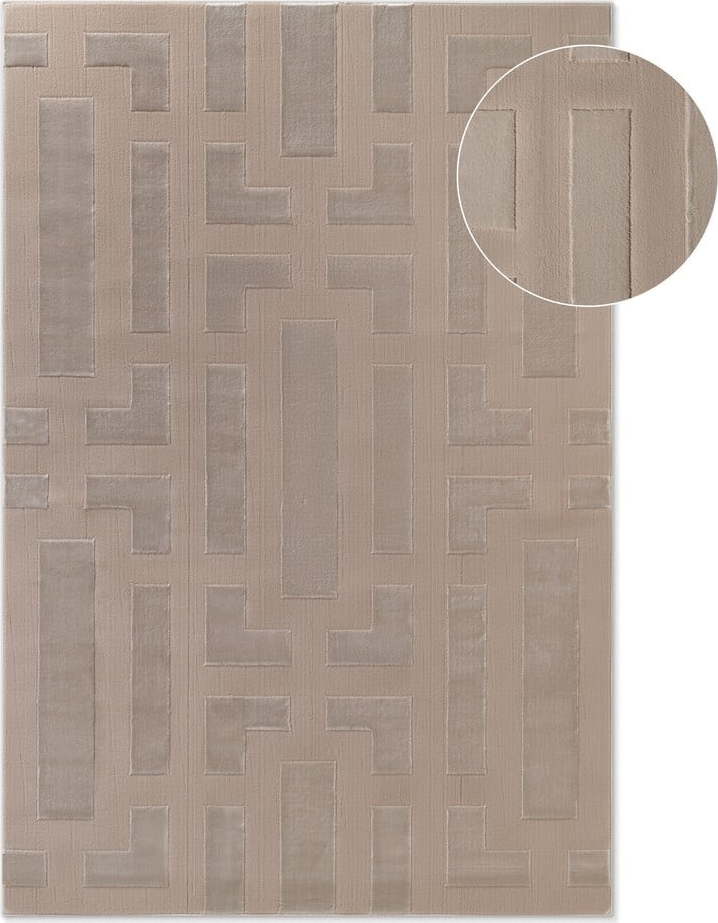 Béžový koberec 120x170 cm Perles Onyx – Elle Decoration Elle Decoration