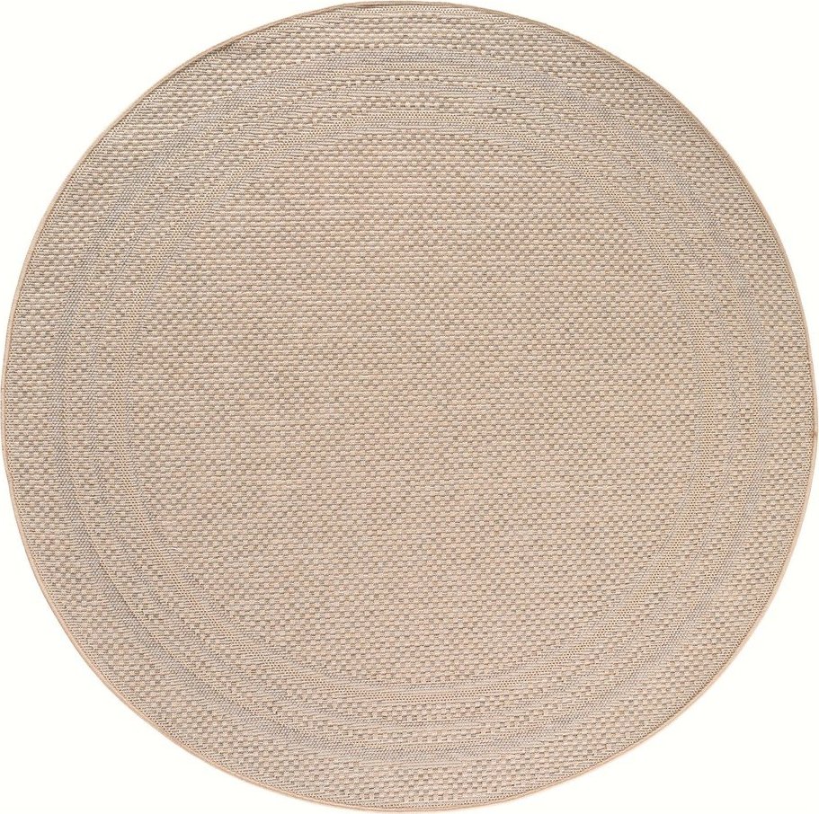 Béžový kulatý vnitřní a venkovní koberec ø 80 cm Desert 1304 – Ayyildiz Carpets Ayyildiz Carpets